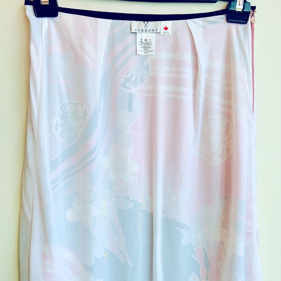 Fully Lined Feminine Light Weight Skirt, Pink, Cream, Black and Grey. - Picture 7 of 8